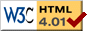 Valid HTML 4.01!