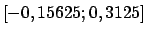 $ [-0,15625;0,3125]$