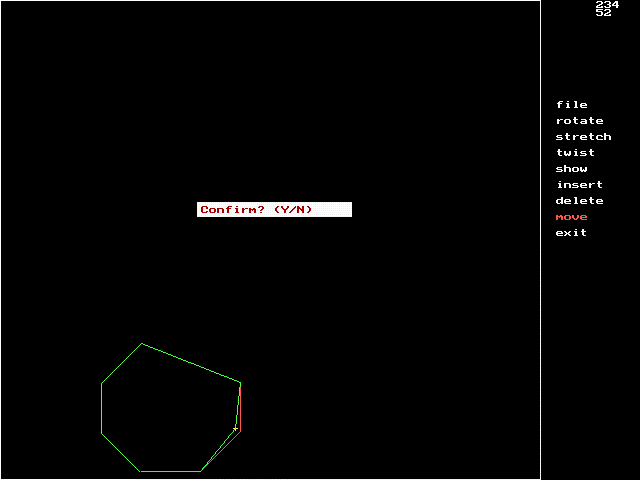 screenshot of move vertex