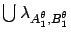 $\bigcup{\lambda_{A_1^\theta,B_1^\theta}}$